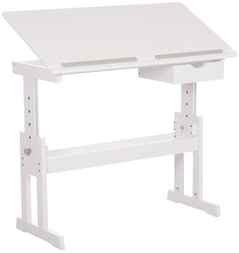 ΓΡΑΦΕΙΟ/ΣΧΕΔΙΑΣΤΗΡΙΟ ASCENT HM18289 MDF ΣΕ ΛΕΥΚΟ 109x55x87,5Υεκ