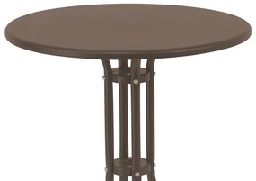 Σετ κήπου - Τραπεζαρία Vergo - Sussie 3 τεμ. μέταλλο καφέ Φ60x70 εκ. 60x60x70 εκ.