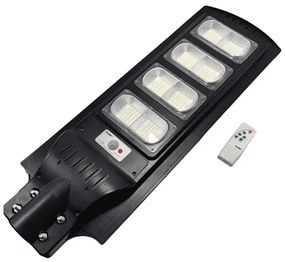 Led Αδιάβροχο Ηλιακό Επιτοίχιο Φωτιστικό 200W 25600LM με Αισθητήρα Κίνησης, Φωτοκύτταρο και Τηλεχειριστήριο Rixme RZ-0085A-200W