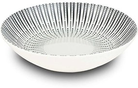 Πιάτο Σούπας Iris 10-099-313 Φ20x4,5cm White-Black Nava Porcelain