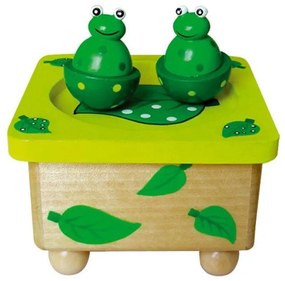Ξύλινο Μουσικό Μαγνητικό Κουτί 10cm - Wooden music box