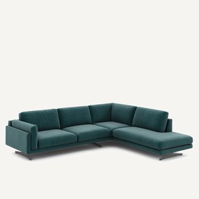 Γωνιακός καναπές από βελούδο, Cesar