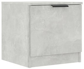 vidaXL Κομοδίνο Γκρι Σκυροδέματος 40 x 39 x 40 εκ.