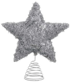 Κορυφή Χριστουγεννιάτικου Δέντρου Αστέρι 2-70-570-0276 20x6x25cm Silver Inart