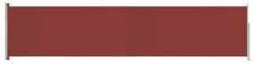 Σκίαστρο Πλαϊνό Συρόμενο Βεράντας Κόκκινο 140 x 600 εκ. - Κόκκινο