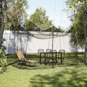 vidaXL Δικτύο Κουνούπια Κήπου Ορθογώνιος 220 mesh Μαύρο Πολυεστέρας