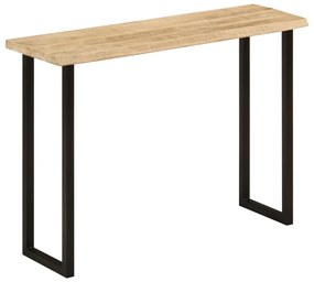 vidaXL Τραπέζι Κονσόλα με Live Edge 105x33x76 εκ. Μασίφ Ξύλο Μάνγκο