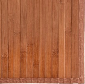 vidaXL Χαλί Ορθογώνιο Καφέ 60 x 1000 εκ. Μπαμπού