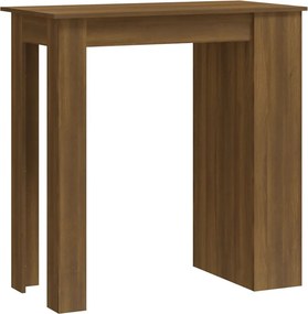 vidaXL Τραπέζι Μπαρ με Ράφια Sonoma Δρυς 102x50x103,5 εκ. Επεξ. Ξύλο