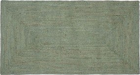 vidaXL Χαλιά χώρου Ορθογώνιος Λαδί 100 x 200 cm Γιούτα