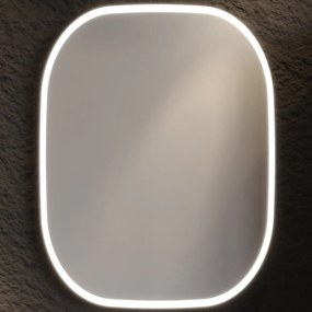 Καθρέφτης Led Enza 3MENZ060ANTM 60×80cm Anthracite Mdf,Γυαλί