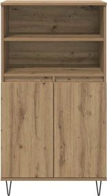 vidaXL Highboard Καφέ 60 x 36 x 110 εκ. Επεξεργασμένο ξύλο