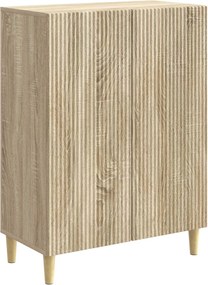 vidaXL Πλαϊνό γραφείο Sonoma Δρυς 66 x 34,5 x 90 εκ Επεξεργασμένο Ξύλο