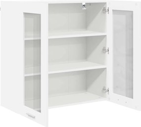 vidaXL Κρεμαστό ντουλάπι Λευκό 80 x 31 x 80 εκ. Επεξεργασμένο ξύλο