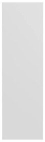 Παπουτσοθήκες Τοίχου 4 τεμ. Λευκές 60x18x60 εκ. από Μοριοσανίδα - Λευκό