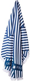 Στρογγυλή Πετσέτα Θαλάσσης Microfiber (Φ150) Greenwich Polo Club 3688 Blue