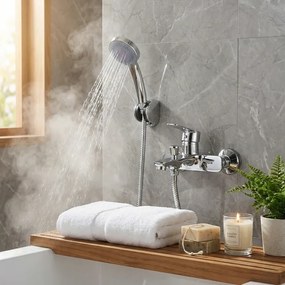 Tema Slim 61007 – Θερμομεικτική Μπαταρία Λουτρού Χρωμέ