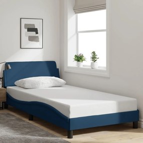 vidaXL Σκελετός Κρεβατιού με Κεφαλάρι Dover 100x200 εκ. Ύφασμα