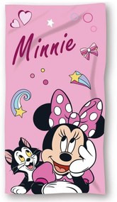Πετσέτα Θαλάσσης Παιδική Microfiber 70x140εκ. Minnie 98 Pink Disney DimCol