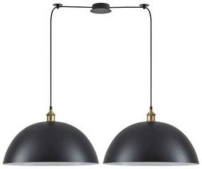 Φωτιστικό Οροφής Magnum 77-8702 50x31,5cm 2xE27 60W Bronze-Black Homelighting