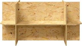 vidaXL Βάση Terrarium Καφέ 100 x 50 x 50 cm OSB