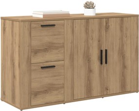 vidaXL Πλαϊνό γραφείο Artisan Oak 100 x 33 x 59.5 εκ.