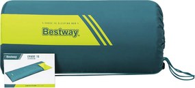 BESTWAY sleeping bag 68099, μονό, 180x75cm, πετρόλ