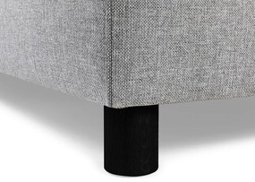 Γωνιακός Καναπές Scandinavian Choice C170, Μαύρο, Ανοιχτό γκρι, 283x199x80cm, Πόδια: Πλαστική ύλη | Epipla1.gr