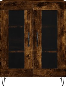 vidaXL Ντουλάπι Καπνιστή Δρυς 69,5 x 34 x 90 εκ. Επεξεργασμένο Ξύλο