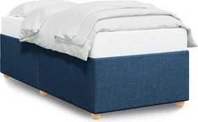 vidaXL Σκελετός Κρεβατιού Χωρίς Στρώμα Μπλε 80x200 εκ. Υφασμάτινο