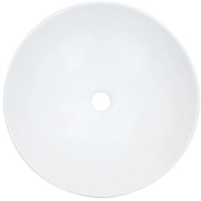 vidaXL Νιπτήρας Λευκός 41 x 12,5 εκ. Κεραμικός