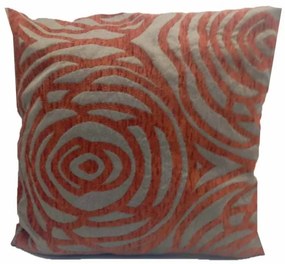 Vekrakis Μαξιλάρι Φιγούρας με Γέμιση 45×45εκ Polycotton Zig Zag  Μπορντό