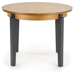 SORBUS table golden oak / graphite DIOMMI V-PL-SORBUS-ST-DĄB_MIODOWY/GRAFITOWY