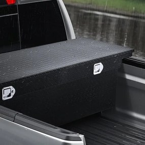 VEVOR Crossover Tool Box 72x20x14 In Heavy Duty Aluminum Toolbox for Truck Bed