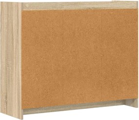 vidaXL Πλαϊνό γραφείο Sonoma Δρυς 98,5 x 33 x 80 εκ Επεξεργασμένο Ξύλο