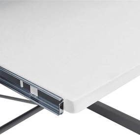 vidaXL Γραφείο Υπολογιστή Γωνιακό Λευκό 132x112x99 εκ. Επεξ. Ξύλο