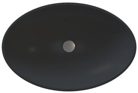 Sanitec Helios 282 Νιπτήρας Συνθετικός Επικαθήμενος 56,5x41x12cm Anthracit