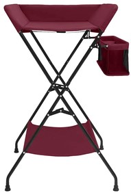 vidaXL Αλλαξιέρα Μωρού Κόκκινη Σιδερένια