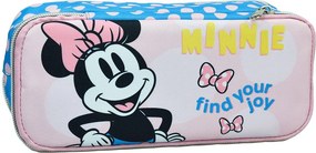 Κασετίνα Διπλή (23.5x10.5x6) Gim Minnie Polka Dot Powder