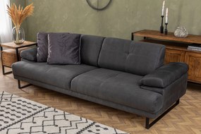 3-Seat Sofa-Bed Mustang - Anthracite Anthracite