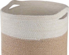 vidaXL Σετ Γλαστρών 2 pcs Φυσικό και Λευκό Ø 28 x 28 εκ