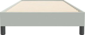 VidaXL Box Spring κρεβάτι χωρίς στρώμα ανοιχτό γκρι 80x220cm Βελούδινο