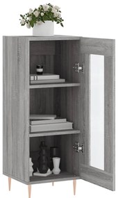 vidaXL Ντουλάπι Γκρι Sonoma 34,5x34x90 εκ. από Επεξεργασμένο Ξύλο