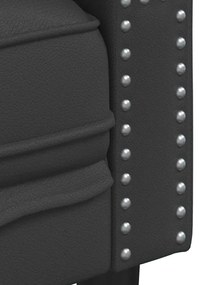 vidaXL Σετ Καναπέ 2 pcs Μαύρο 194 x 74.5 x 70.5 εκ. Τεχνητό δέρμα