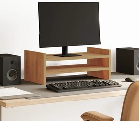 vidaXL Βάση Οθόνης Αρτισιανή Δρυς 50x27x20 εκ. από Επεξ. Ξύλο