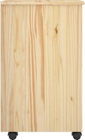 vidaXL Κινητό Ντουλάπι MOSS 34 x 39 x 65,5 cm Μασίφ Ξύλο Πεύκου Καφέ