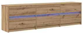 vidaXL Ντουλάπι TV Καφέ 181 x 34 x 50 εκ.