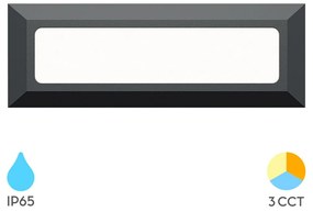 Φωτιστικό Επίτοιχο Braytron BG38-01882 Γκρι (Grey) CCT3