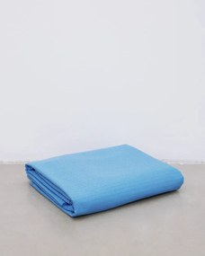 Βαμβακερή Πικέ Κουβέρτα Βρεφική Swing 130x170cm Σιέλ