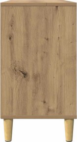 vidaXL Ντουλάπι Μπάνιου Αρτισιανή Δρυς 80 x 33 x 60 εκ. Επεξεργ. Ξύλο